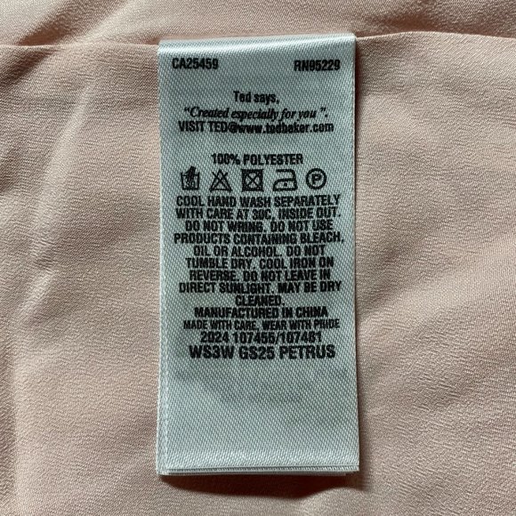 TED BAKER Petrus Color Block Pleated Maxi Skirt - Picture 5 of 5